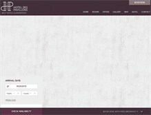 Tablet Screenshot of hoteldespavillonsparis.com